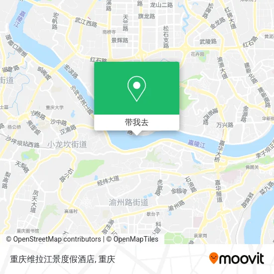重庆维拉江景度假酒店地图