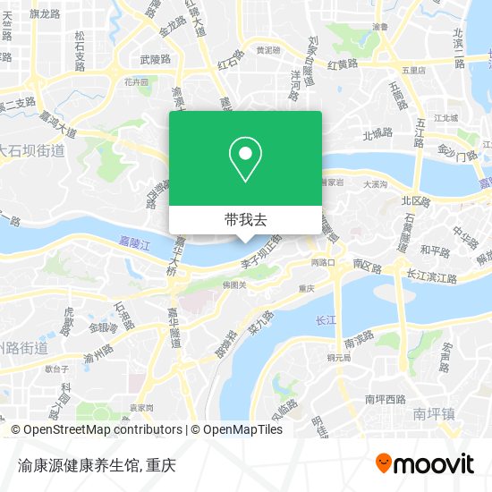 渝康源健康养生馆地图