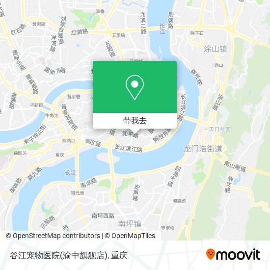 谷江宠物医院(渝中旗舰店)地图