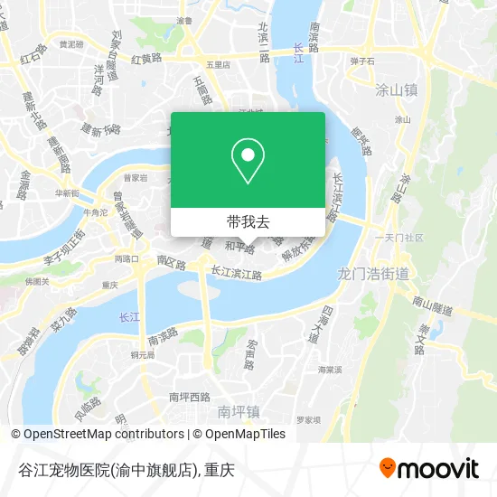 谷江宠物医院(渝中旗舰店)地图