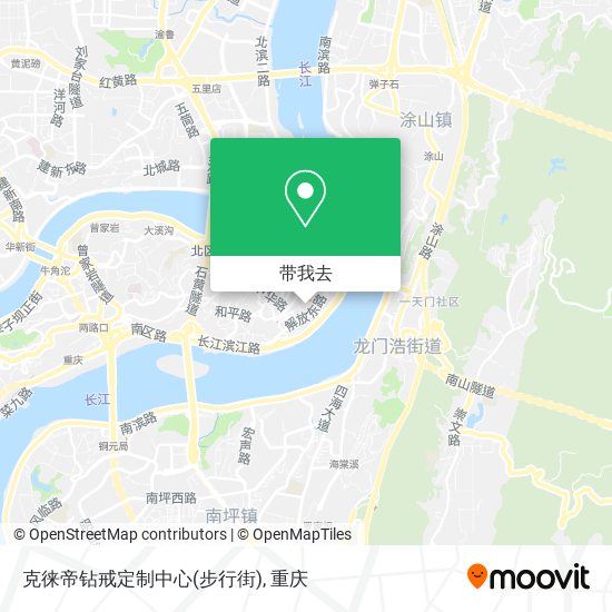 克徕帝钻戒定制中心(步行街)地图