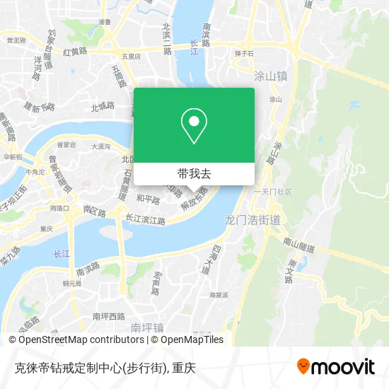 克徕帝钻戒定制中心(步行街)地图