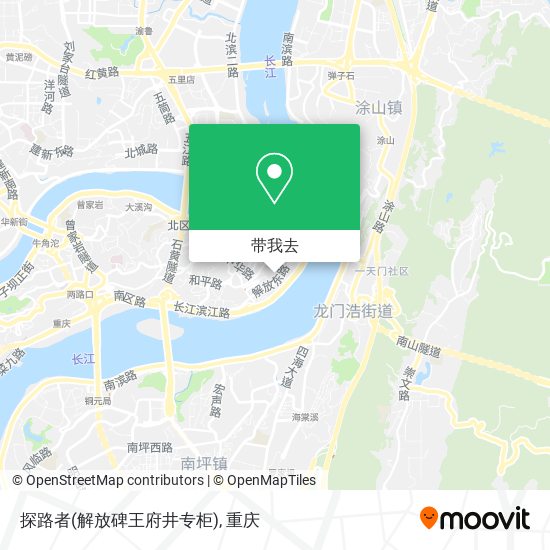 探路者(解放碑王府井专柜)地图