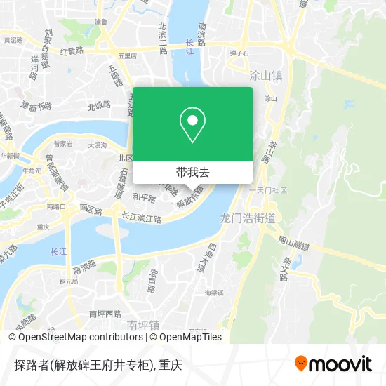 探路者(解放碑王府井专柜)地图