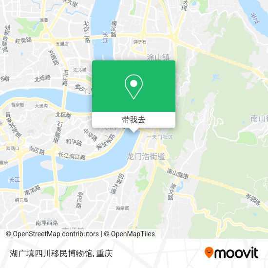 湖广填四川移民博物馆地图