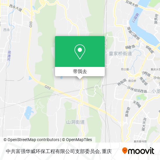 中共富强华威环保工程有限公司支部委员会地图