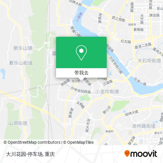 大川花园-停车场地图