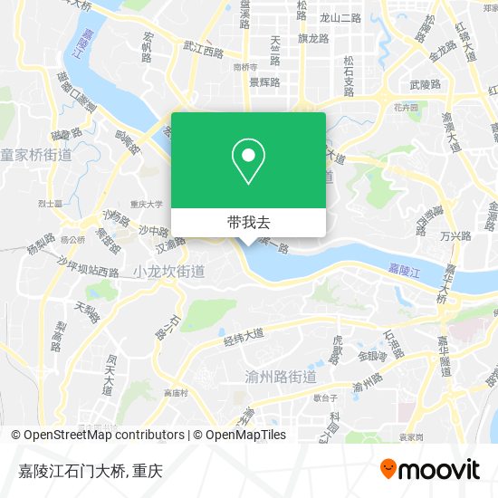 嘉陵江石门大桥地图