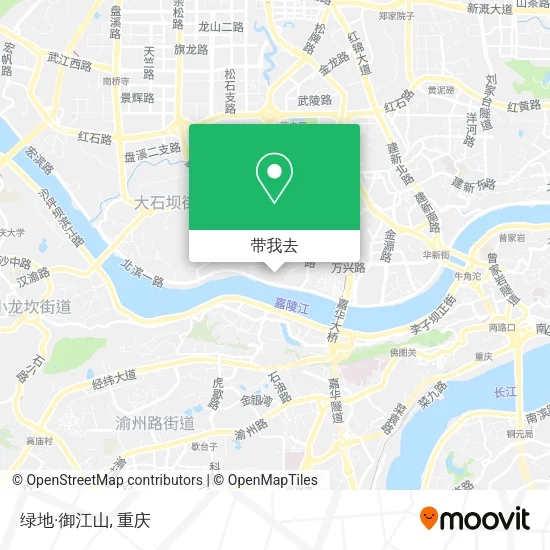绿地·御江山地图