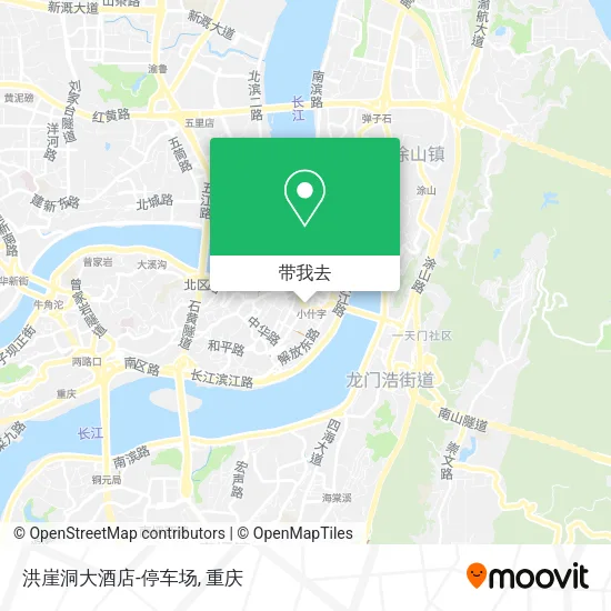 洪崖洞大酒店-停车场地图