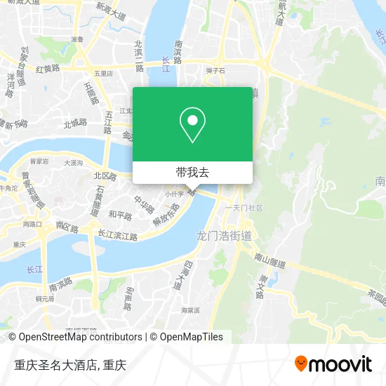 重庆圣名大酒店地图