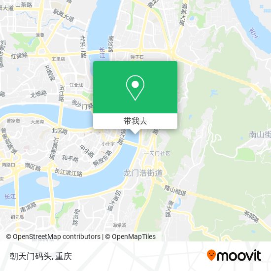 朝天门码头地图