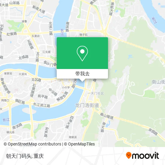 朝天门码头地图