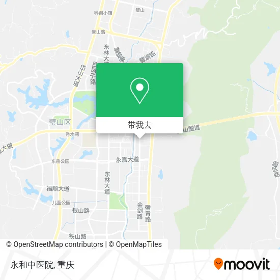 永和中医院地图