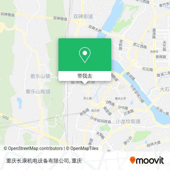 重庆长康机电设备有限公司地图