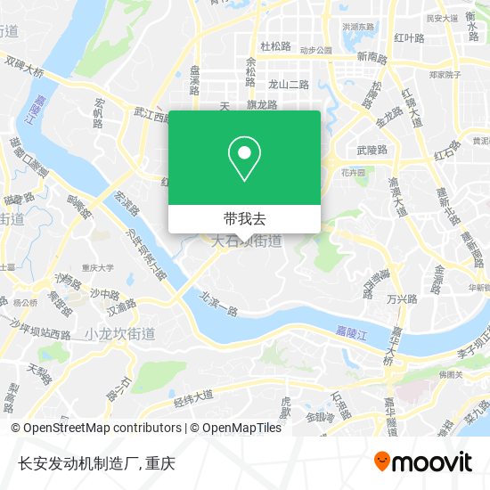 长安发动机制造厂地图