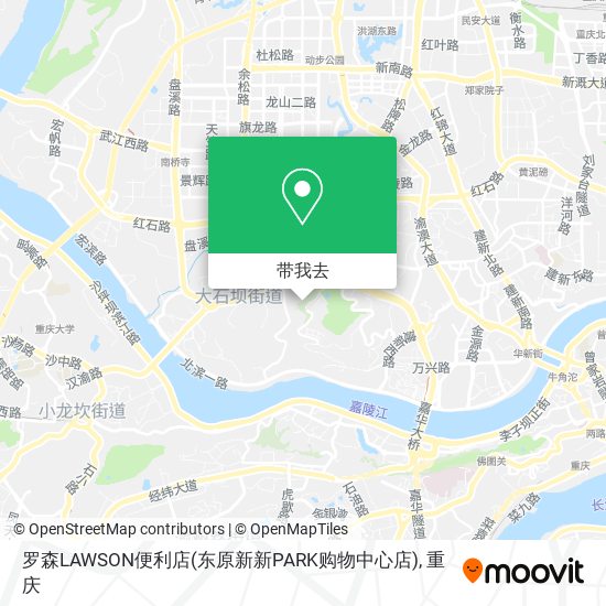 罗森LAWSON便利店(东原新新PARK购物中心店)地图