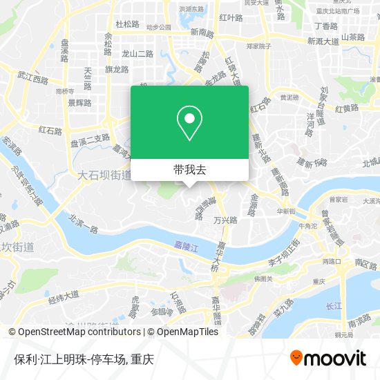 保利·江上明珠-停车场地图