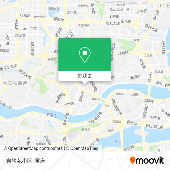 鑫耀苑小区地图