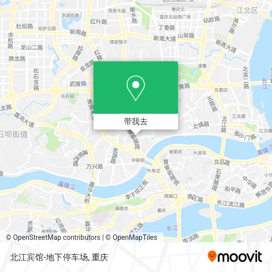 北江宾馆-地下停车场地图