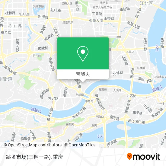 跳蚤市场(三钢一路)地图