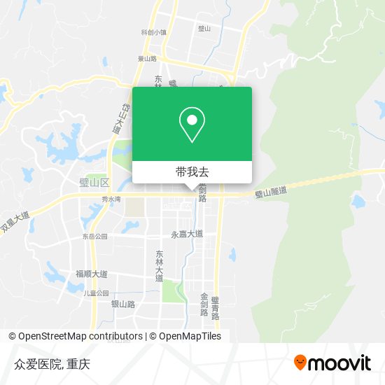众爱医院地图