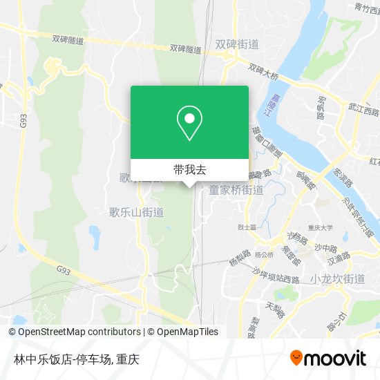 林中乐饭店-停车场地图