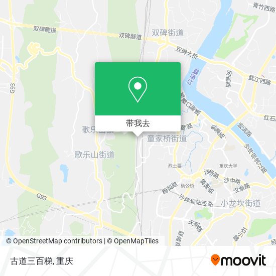 古道三百梯地图