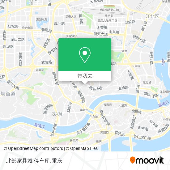 北部家具城-停车库地图