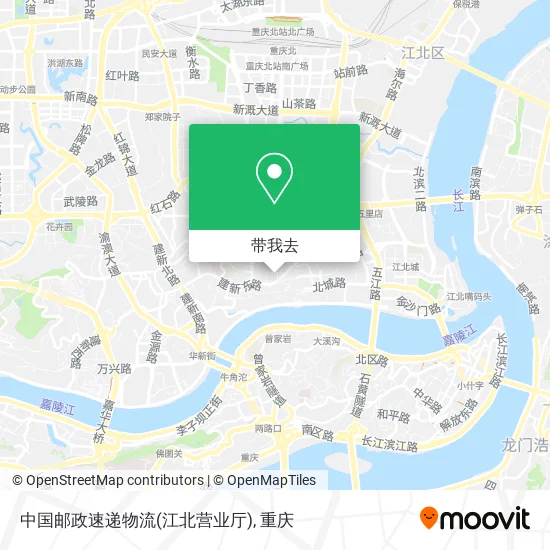 中国邮政速递物流(江北营业厅)地图