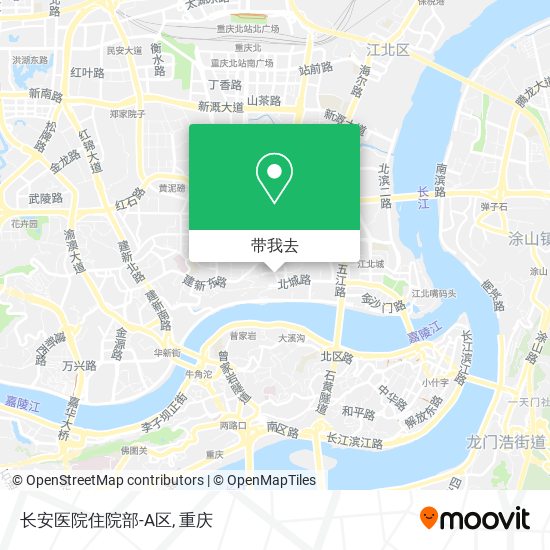 长安医院住院部-A区地图