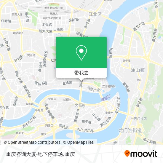 重庆咨询大厦-地下停车场地图