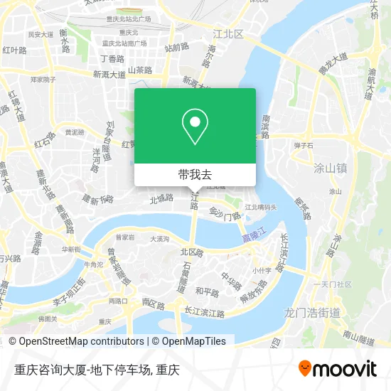 重庆咨询大厦-地下停车场地图