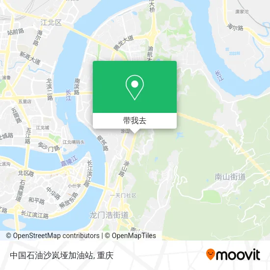 中国石油沙岚垭加油站地图