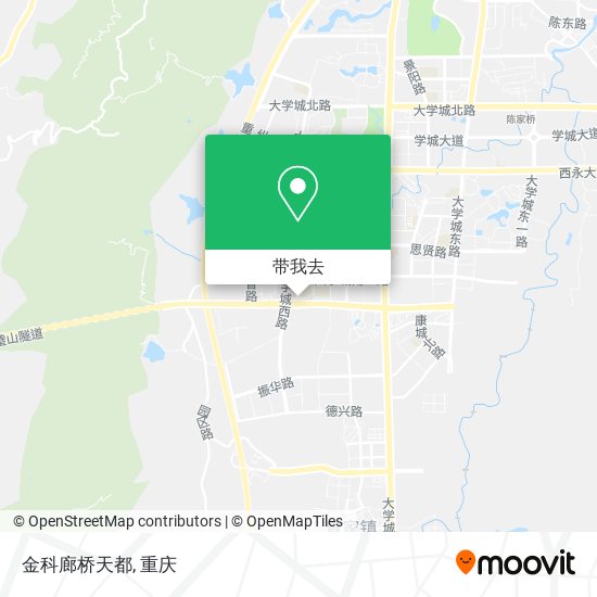 金科廊桥天都地图