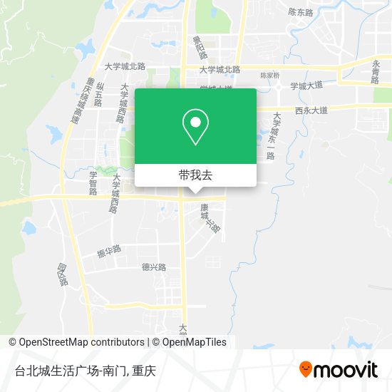 台北城生活广场-南门地图