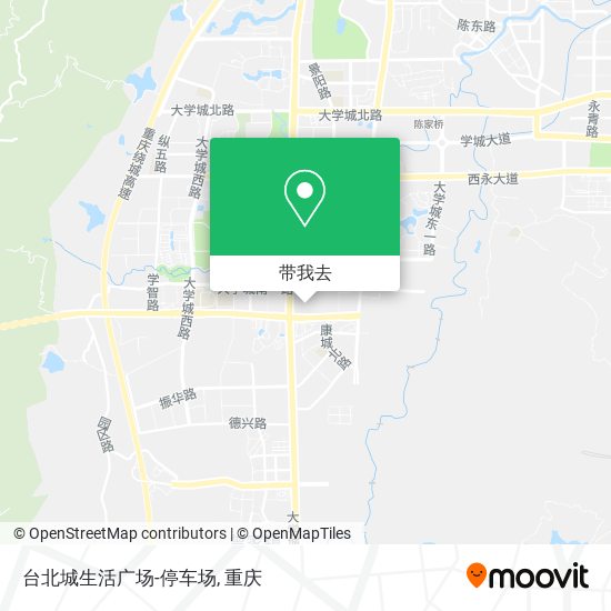 台北城生活广场-停车场地图