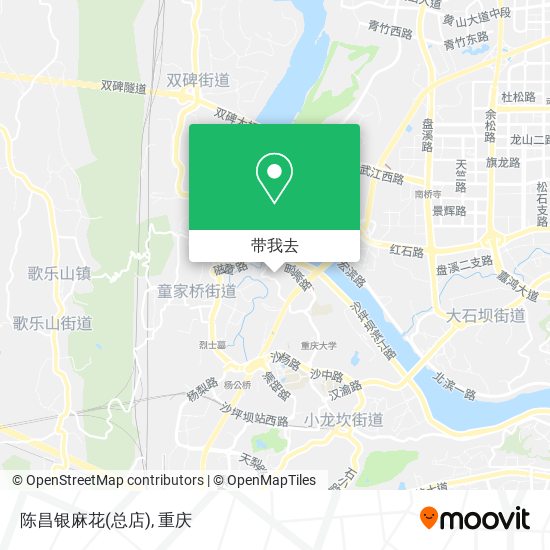 陈昌银麻花(总店)地图