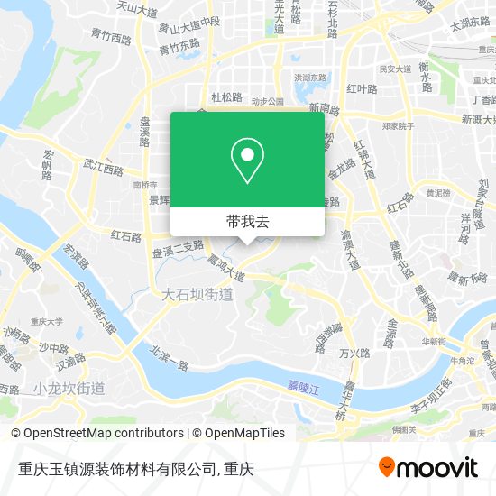 重庆玉镇源装饰材料有限公司地图