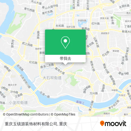 重庆玉镇源装饰材料有限公司地图