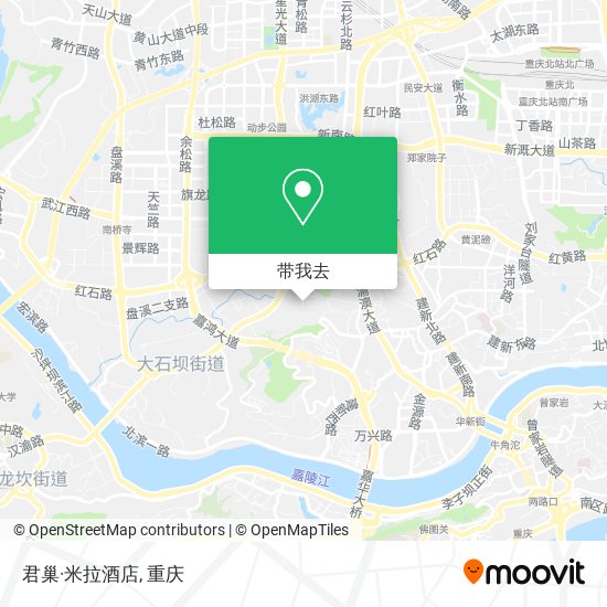君巢·米拉酒店地图