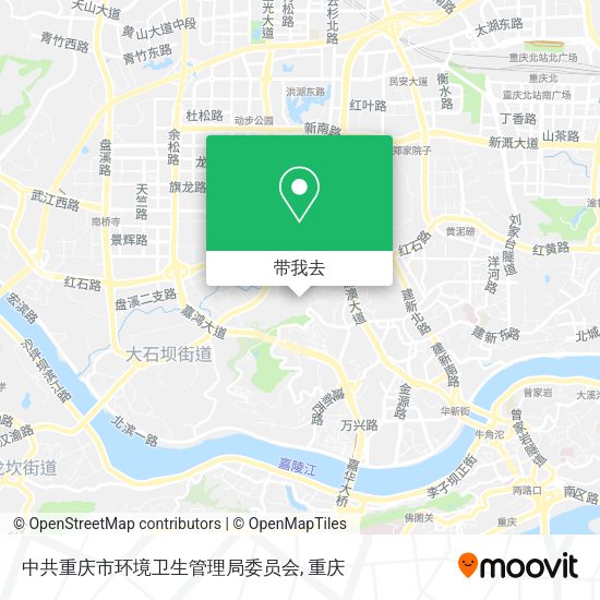 中共重庆市环境卫生管理局委员会地图