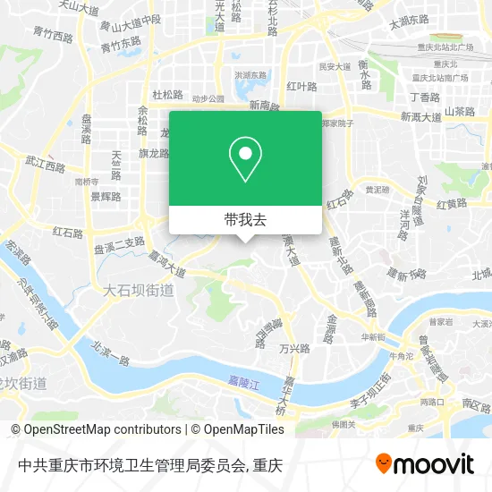 中共重庆市环境卫生管理局委员会地图