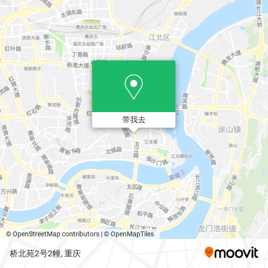 桥北苑2号2幢地图