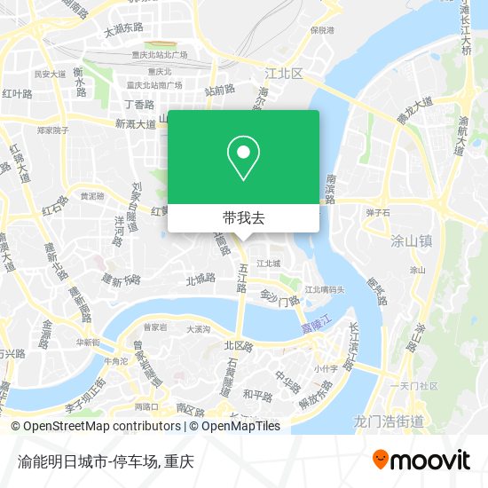 渝能明日城市-停车场地图