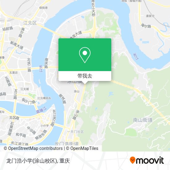 龙门浩小学(涂山校区)地图