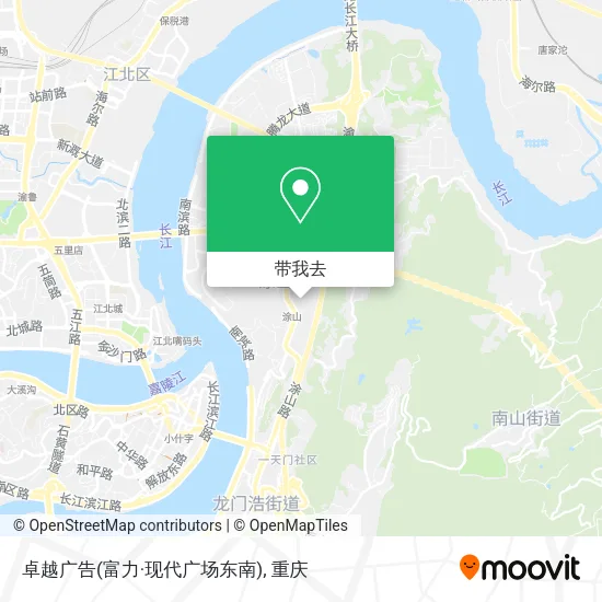 卓越广告(富力·现代广场东南)地图