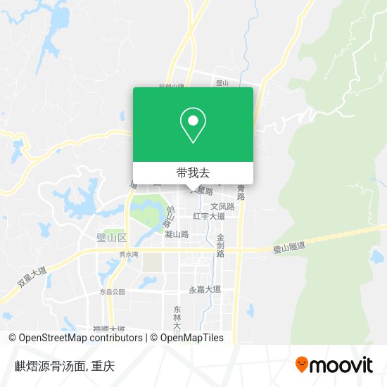 麒熠源骨汤面地图