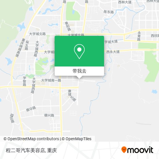 程二哥汽车美容店地图