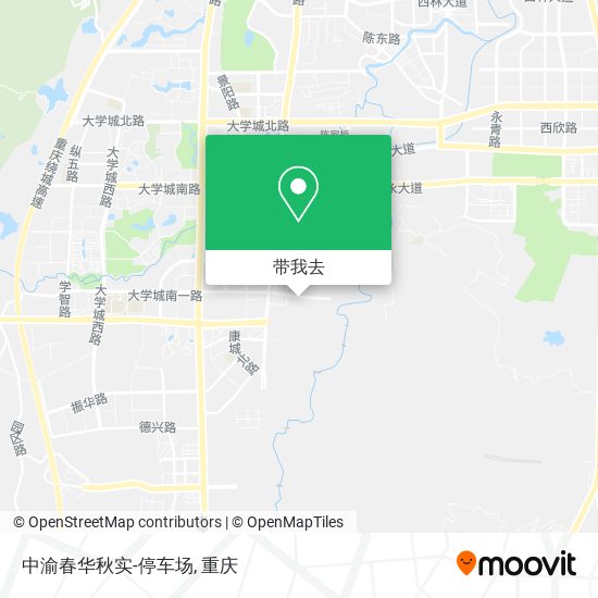 中渝春华秋实-停车场地图